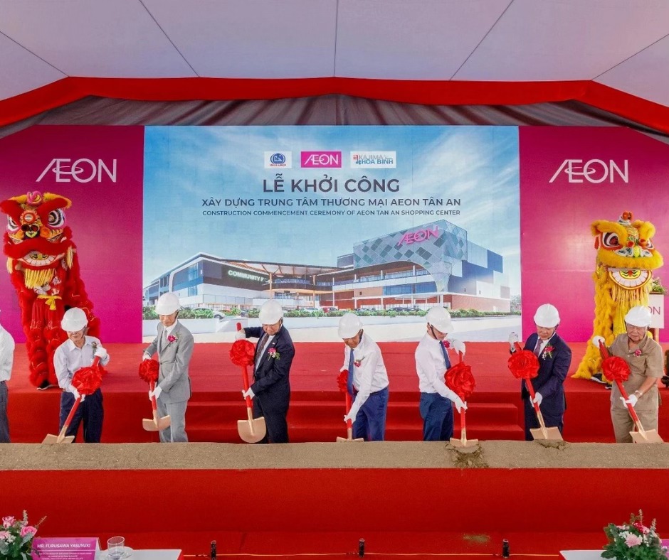 AEON 在湄公河三角洲建造了第一個購物中心
​󠀠
AEON集團於近日在越南湄公河三角洲的隆安省新安市正式動工建造其第一個購物中心。
​󠀠
該項目於2024年5…