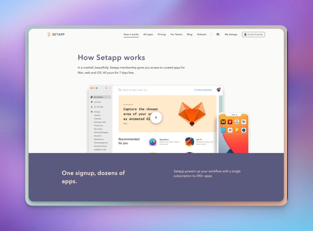 有朋友現在是 Setapp 家庭方案有空位，或是想一起組家庭方案的嗎？
 Setapp 是一個 Mac 上的生產力工具訂閱制平台，內含許多方便好用的工具，包含剪…