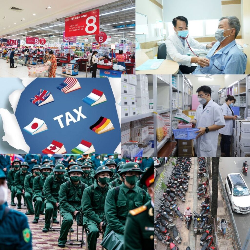 越南自2024年1月起生效的重要政策
​󠀠
​​ 降低部分商品的增值稅
​󠀠
自2024/1/1至6/30生效的法令規定，對商品和服務實施8%的增值稅優惠政策。…